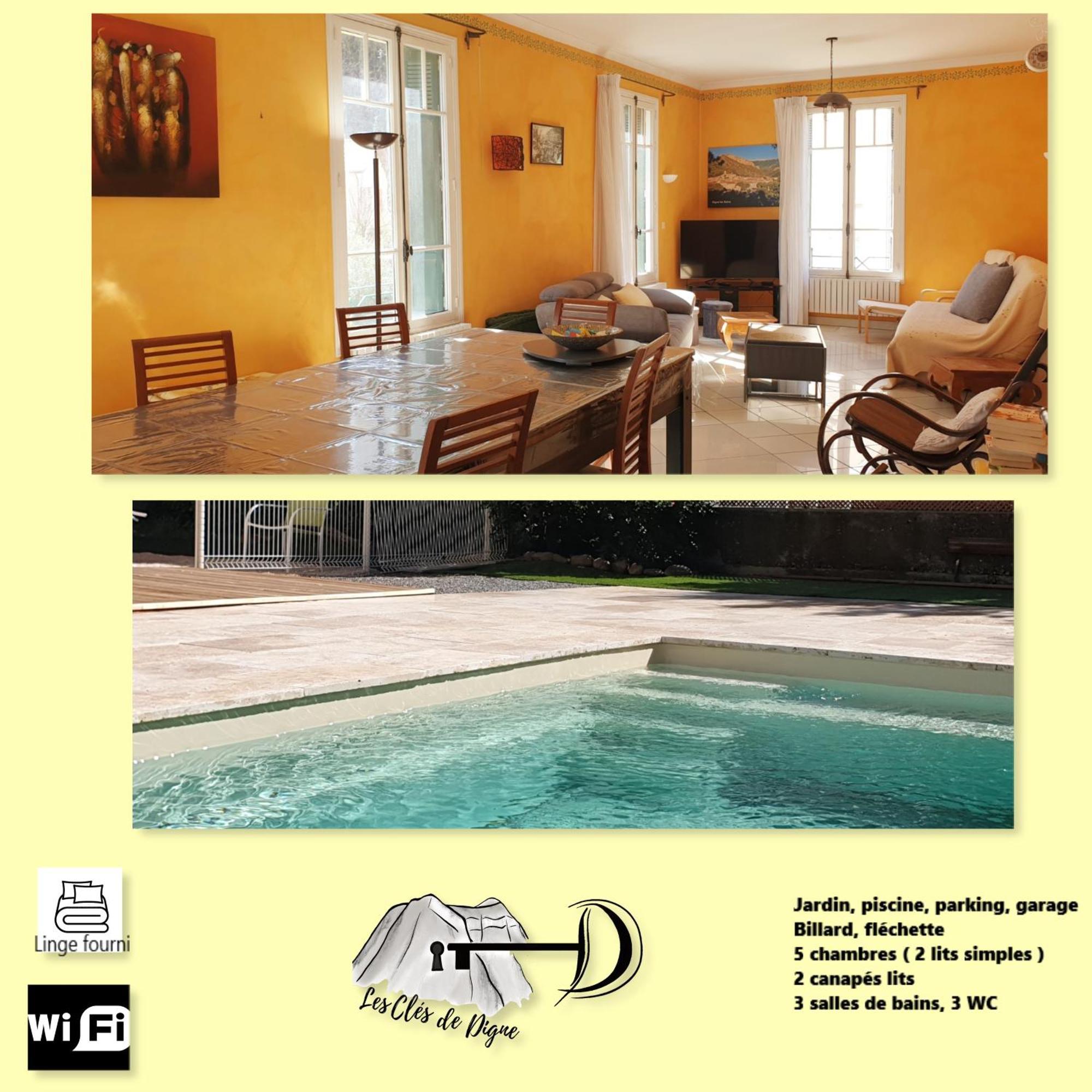 Tres Bel Appartement Avec Piscine Digne-les-Bains Esterno foto